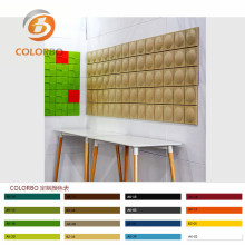 Material Sounfproof and Fireproof Polyester Fiber Acoustic Panel Office Wall Decor 3D Product